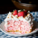 Strawberry Angel Food Cake