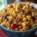 Sweet and Crunchy Popcorn Snack Mix