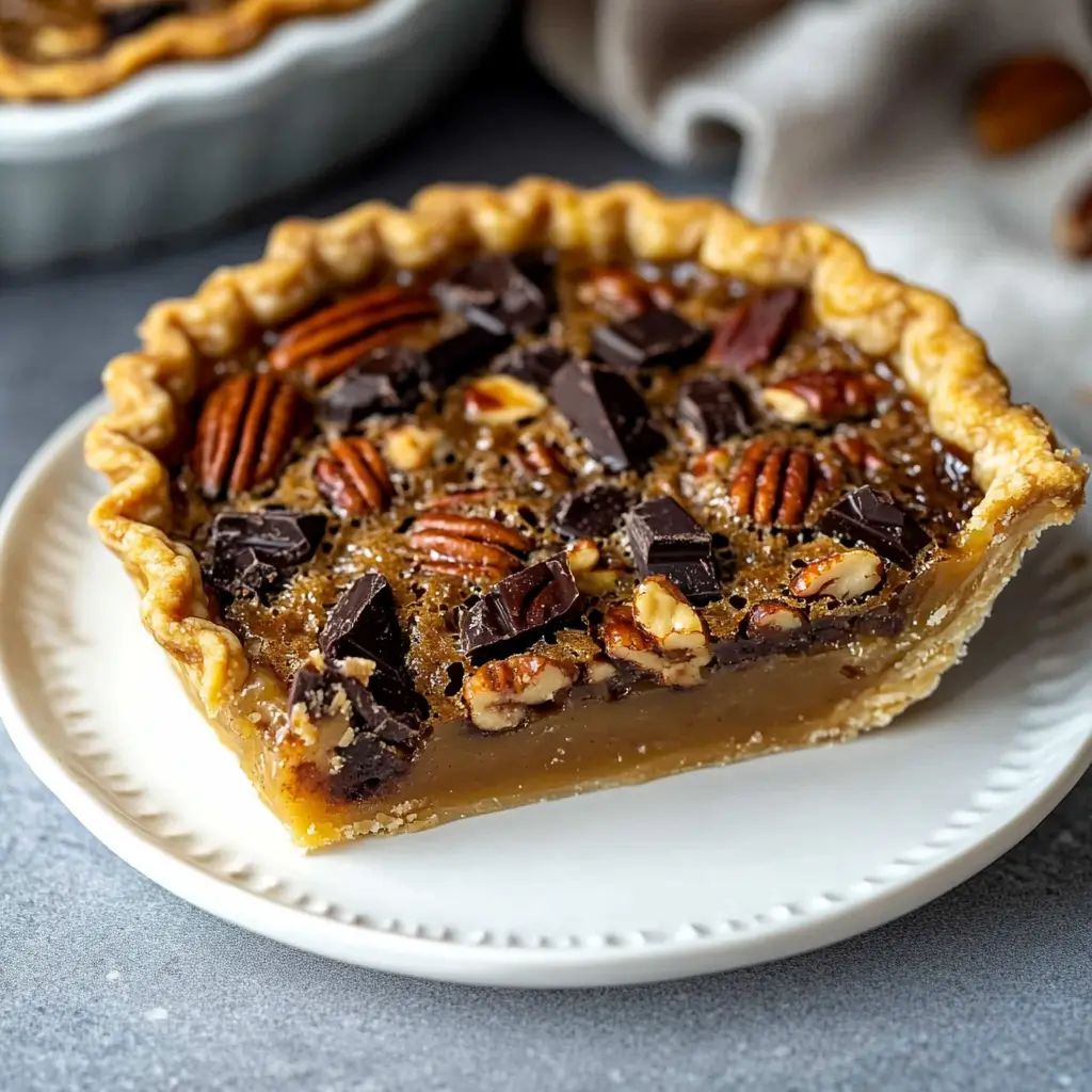 Toffee Chocolate Pecan Pie