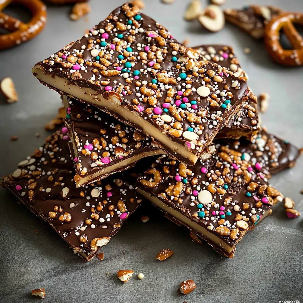 Toffee Pretzel Bark