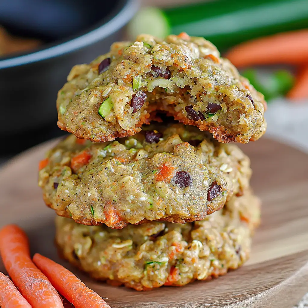 Zucchini Carrot Oatmeal Cookies Recipe