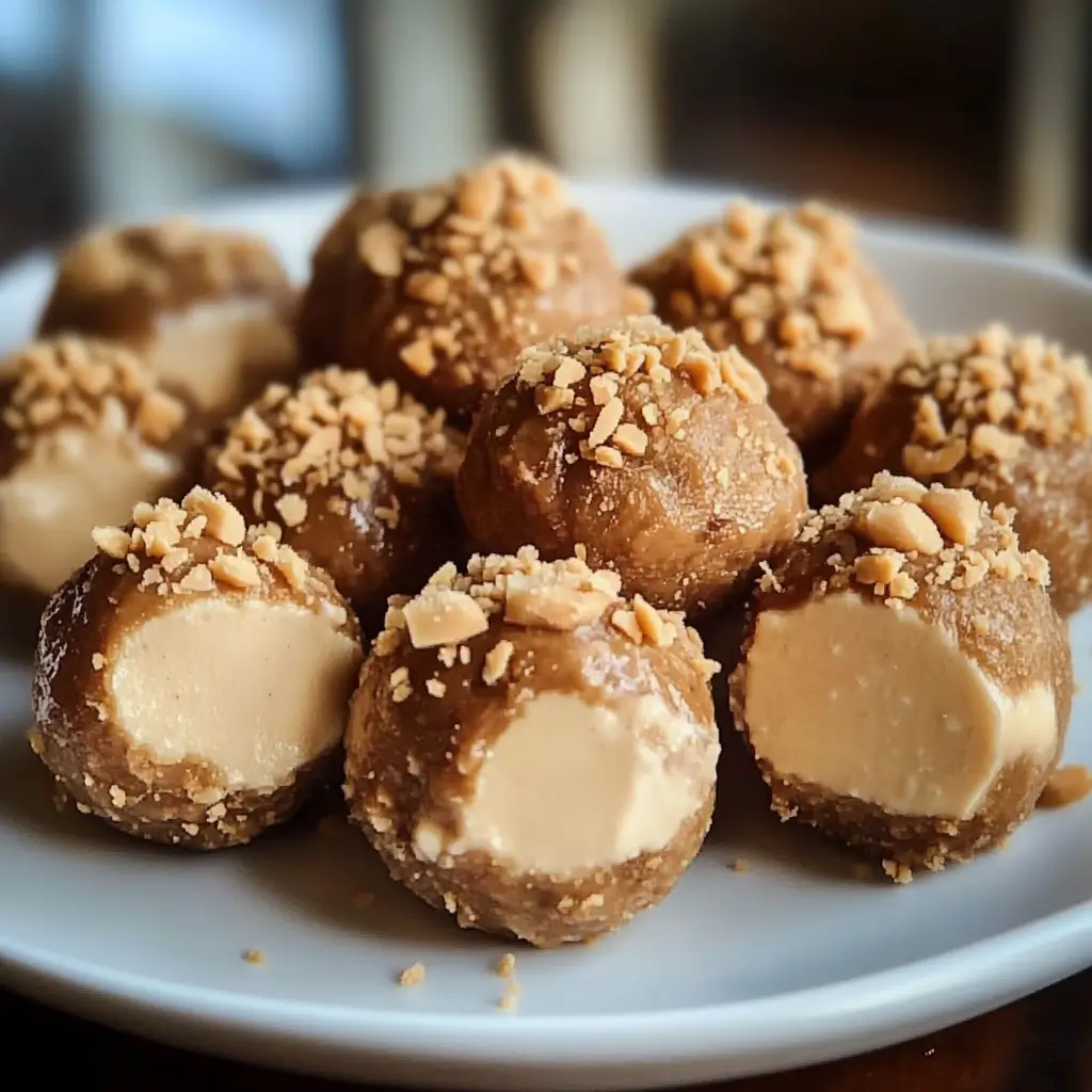No-Bake Peanut Butter Cheesecake Balls Recipe