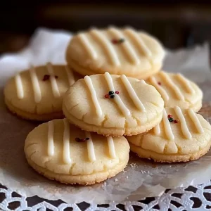 Whipped Shortbread Cookies