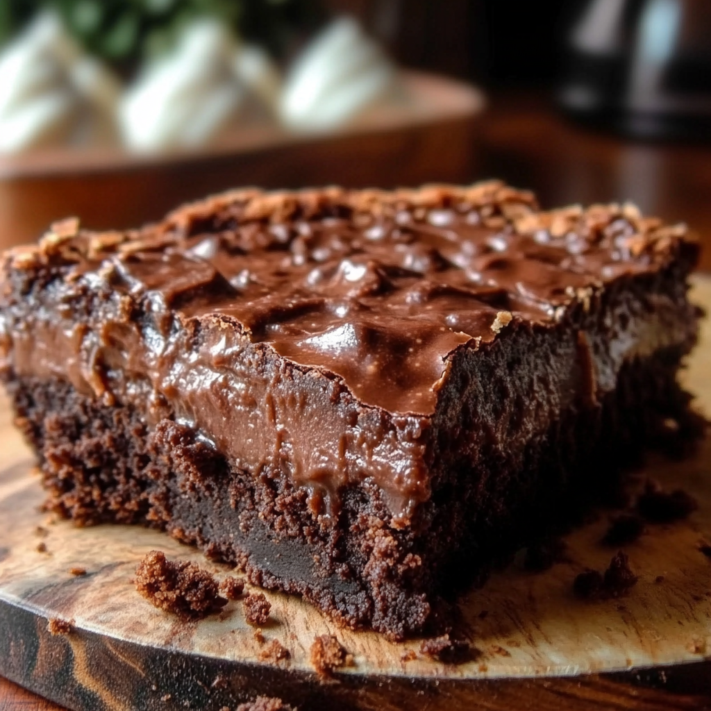 APPALACHIAN FUDGE BROWNIE PIE