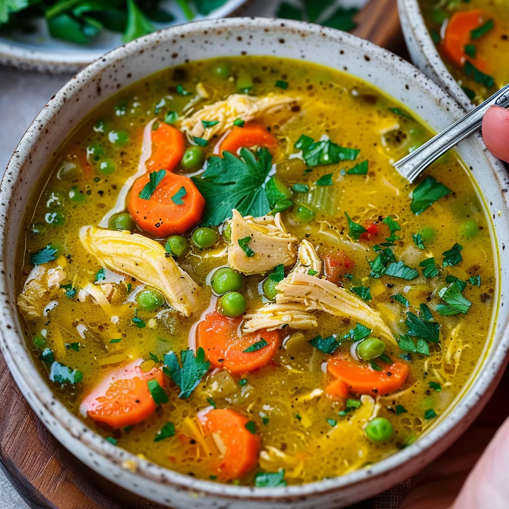 Anti Inflammatory Turmeric Chicken Soup