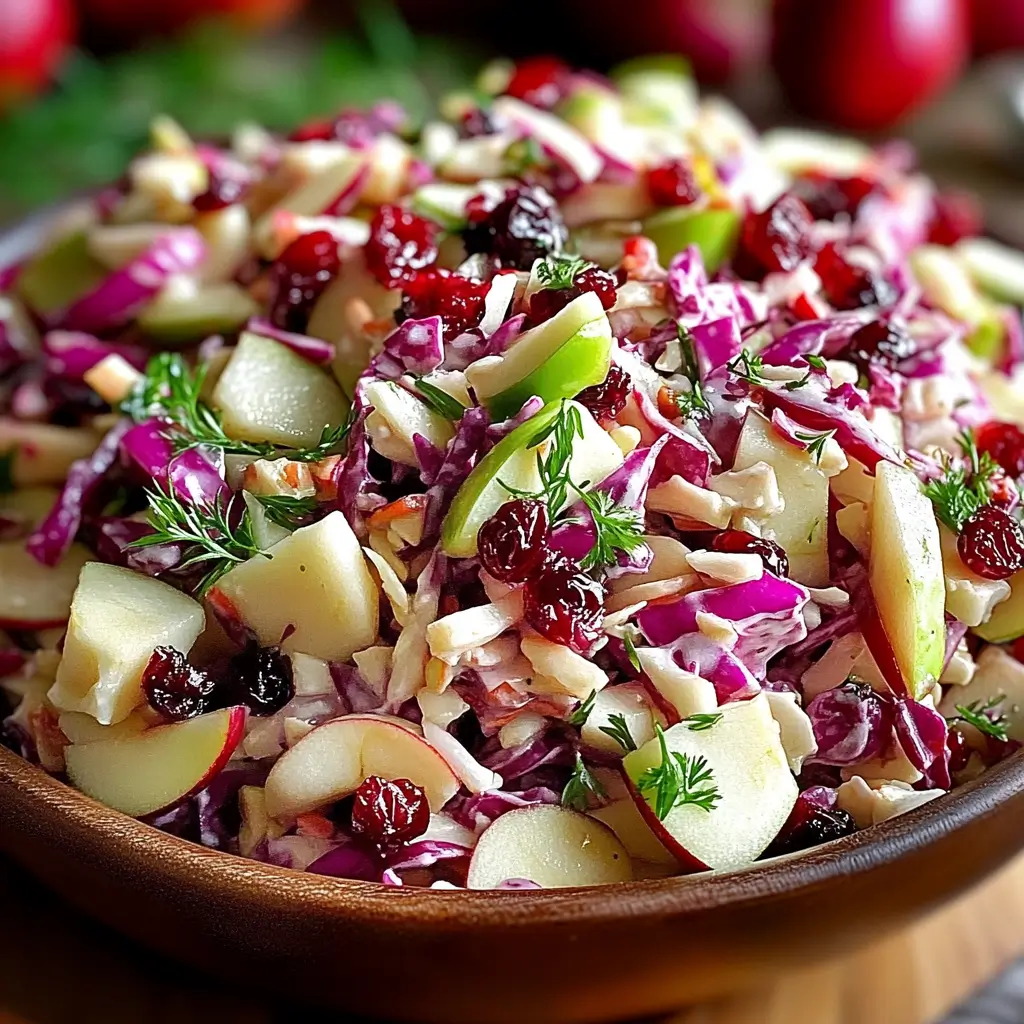 Apple Cranberry Coleslaw