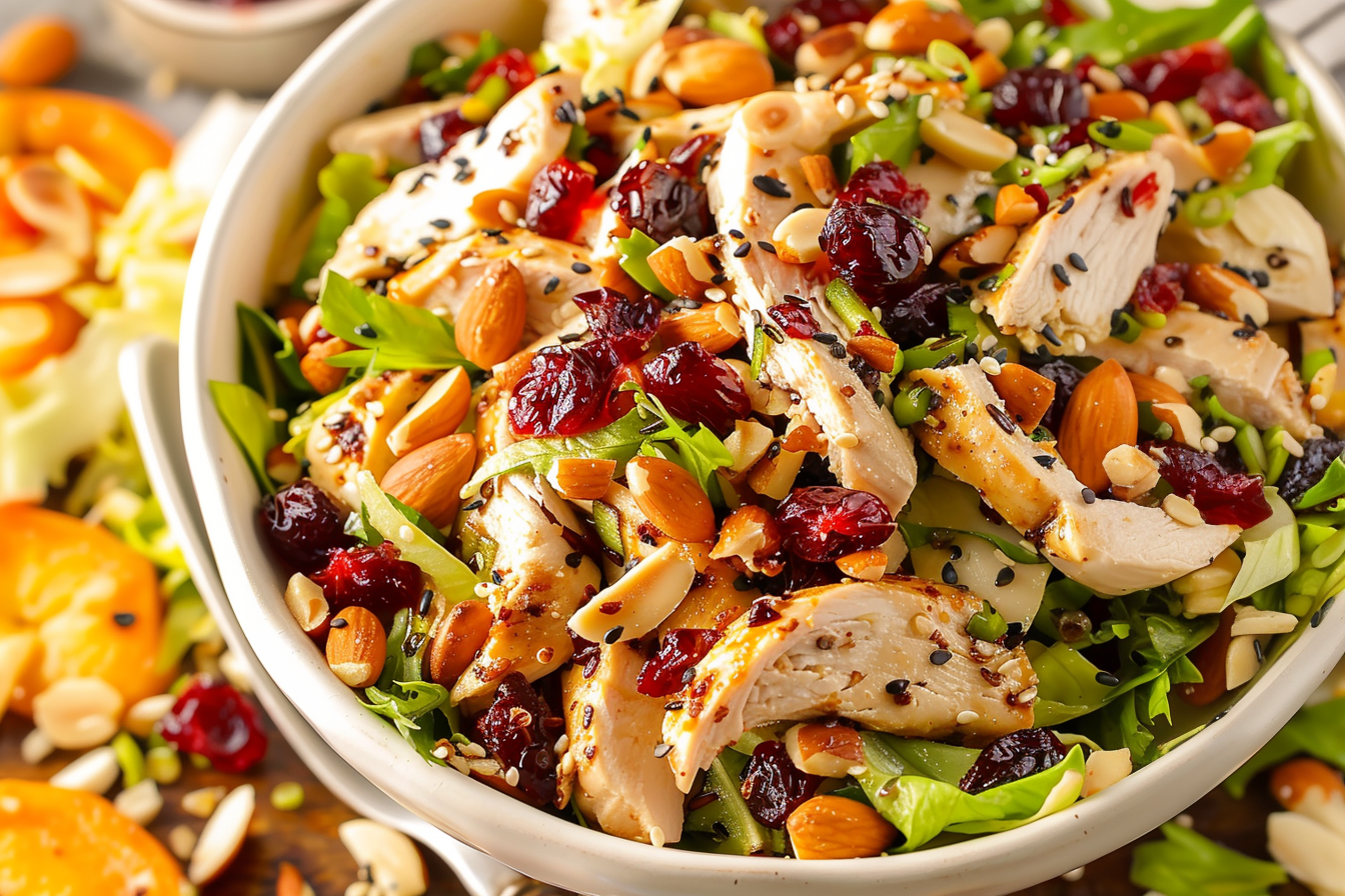 Asian Chicken Cranberry Salad