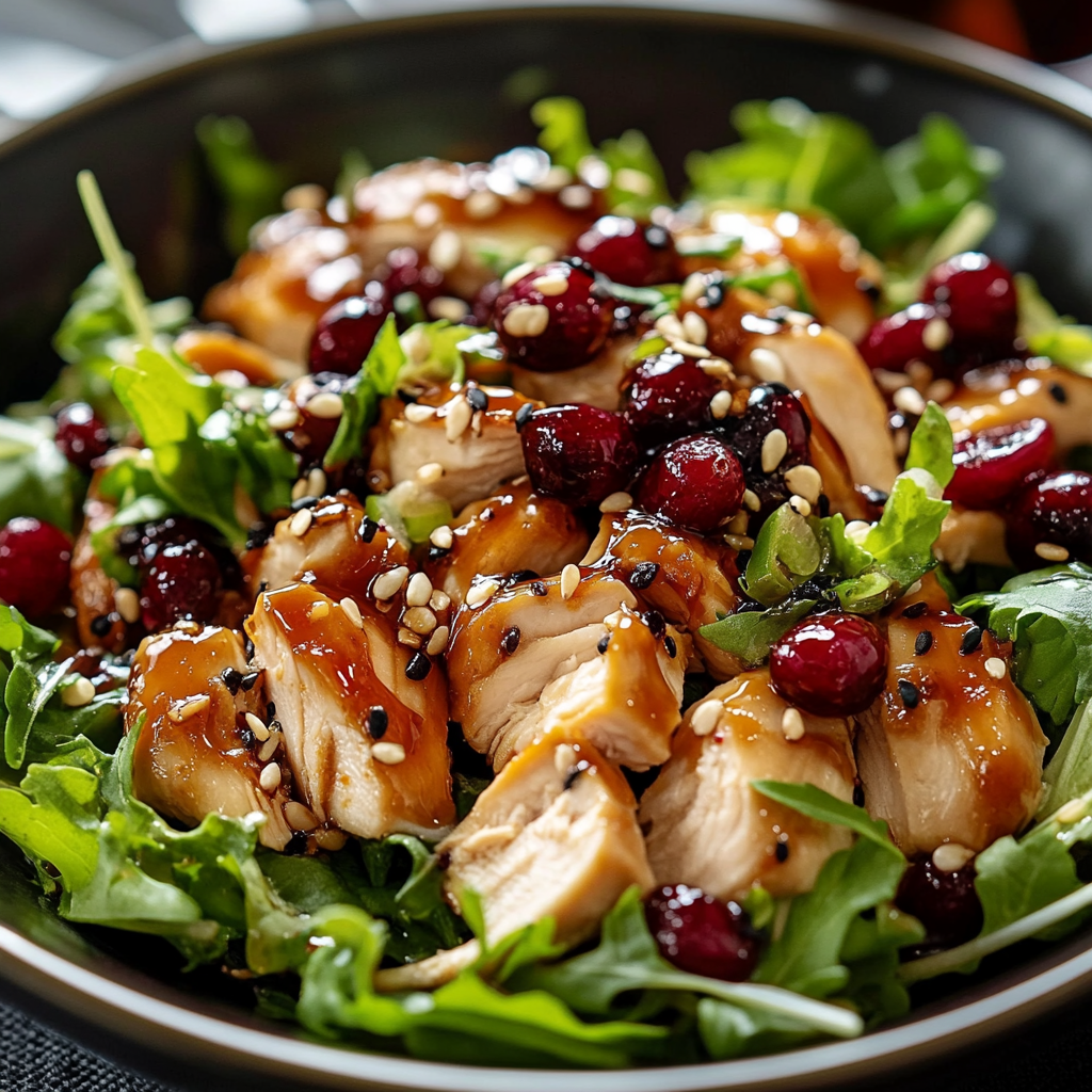 Asian Chicken Cranberry Salad