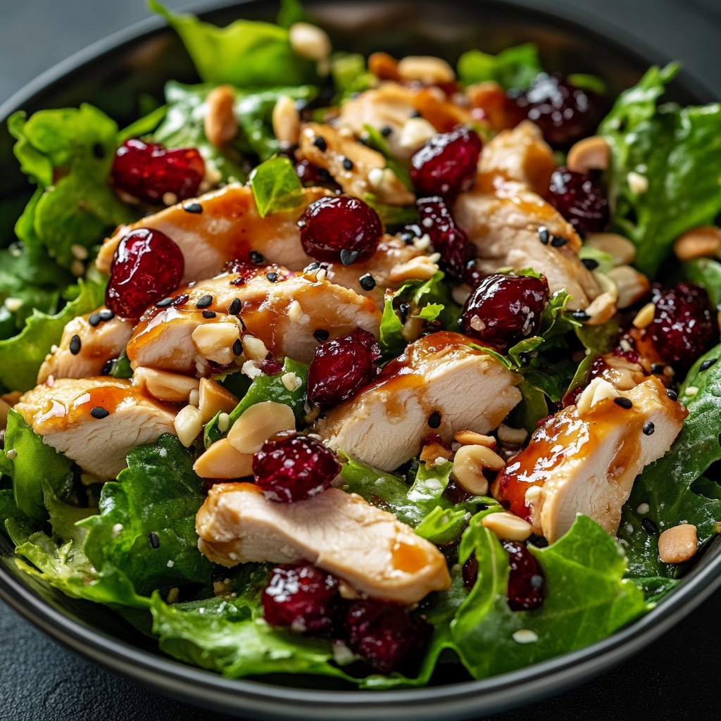 Asian Chicken Cranberry Salad