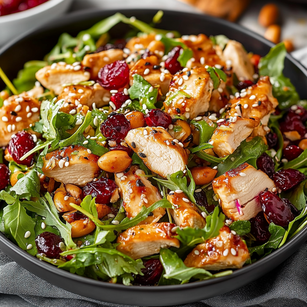 Asian Chicken Cranberry Salad