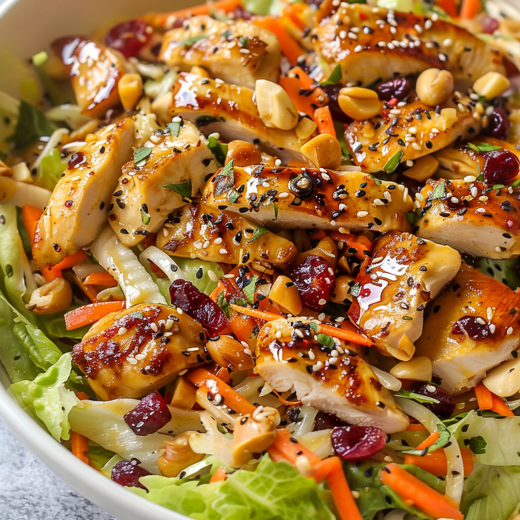 Asian Chicken Cranberry Salad