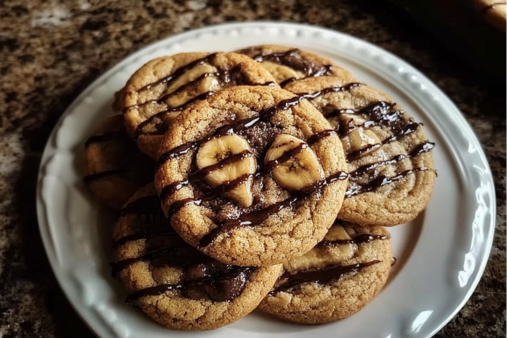 Banana Bread Chocolate Chip Cookies