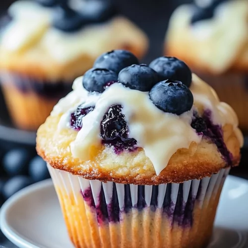 Blueberry Cream Cheese Muffins