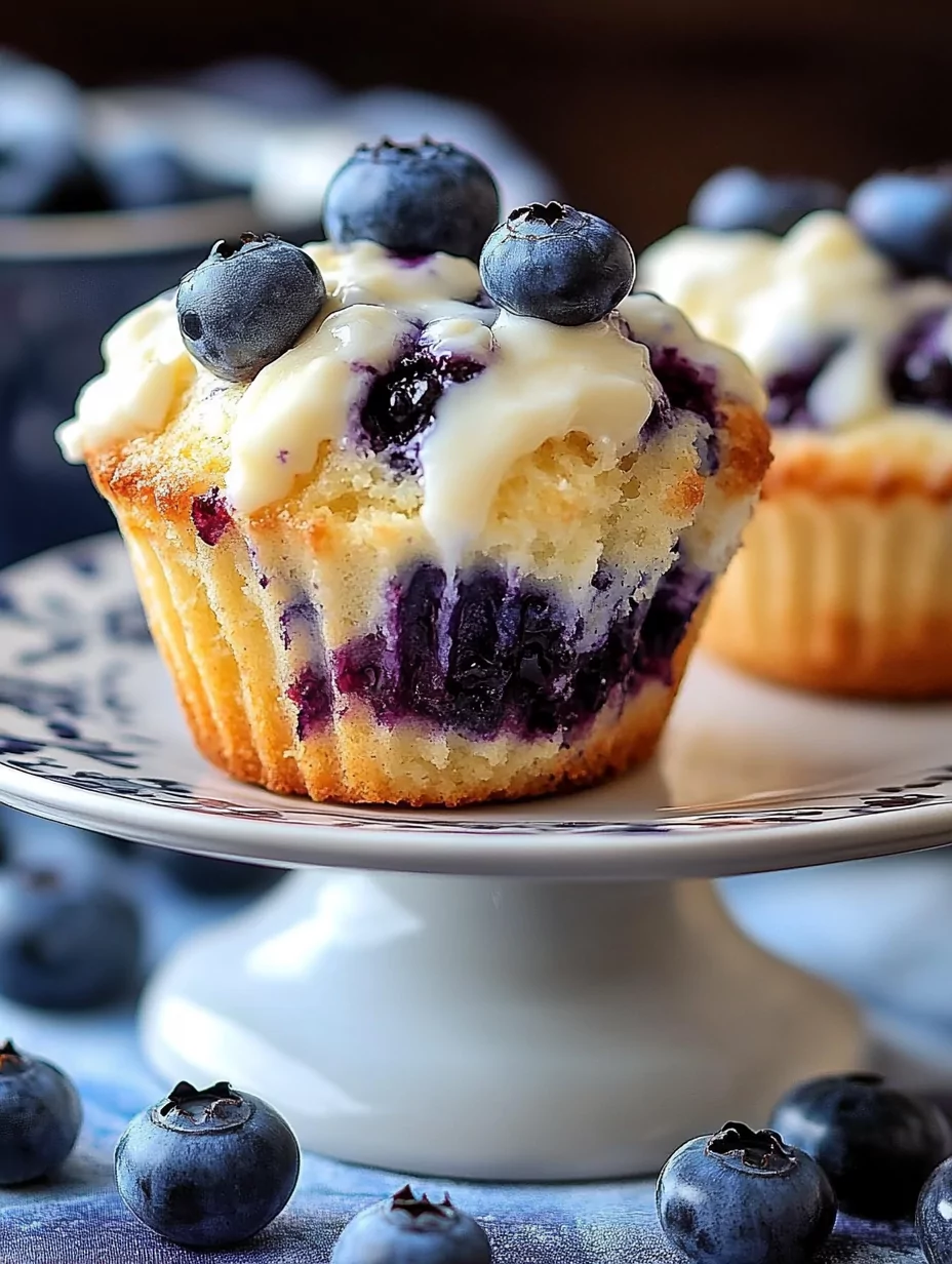 Blueberry Cream Cheese Muffins