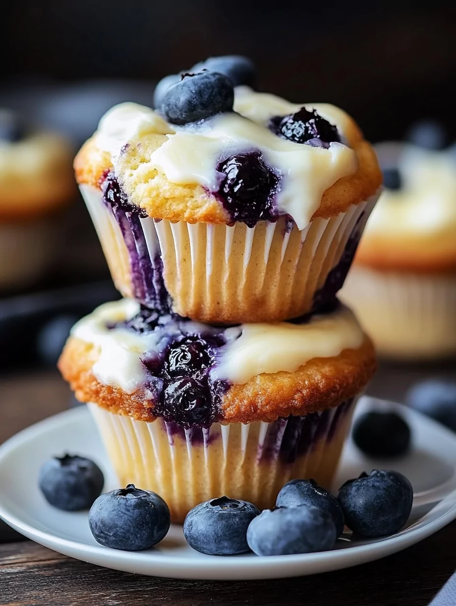 Blueberry Cream Cheese Muffins