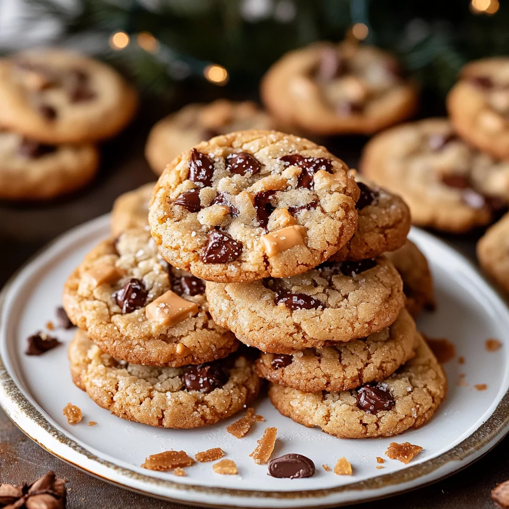 Brown Butter Toffee Cookies