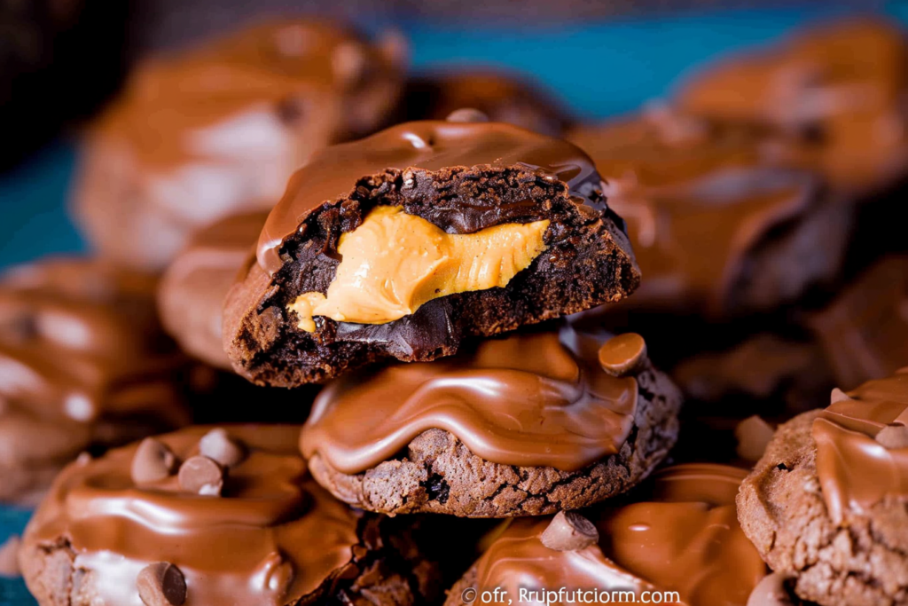 Buckeye Brownie Cookies