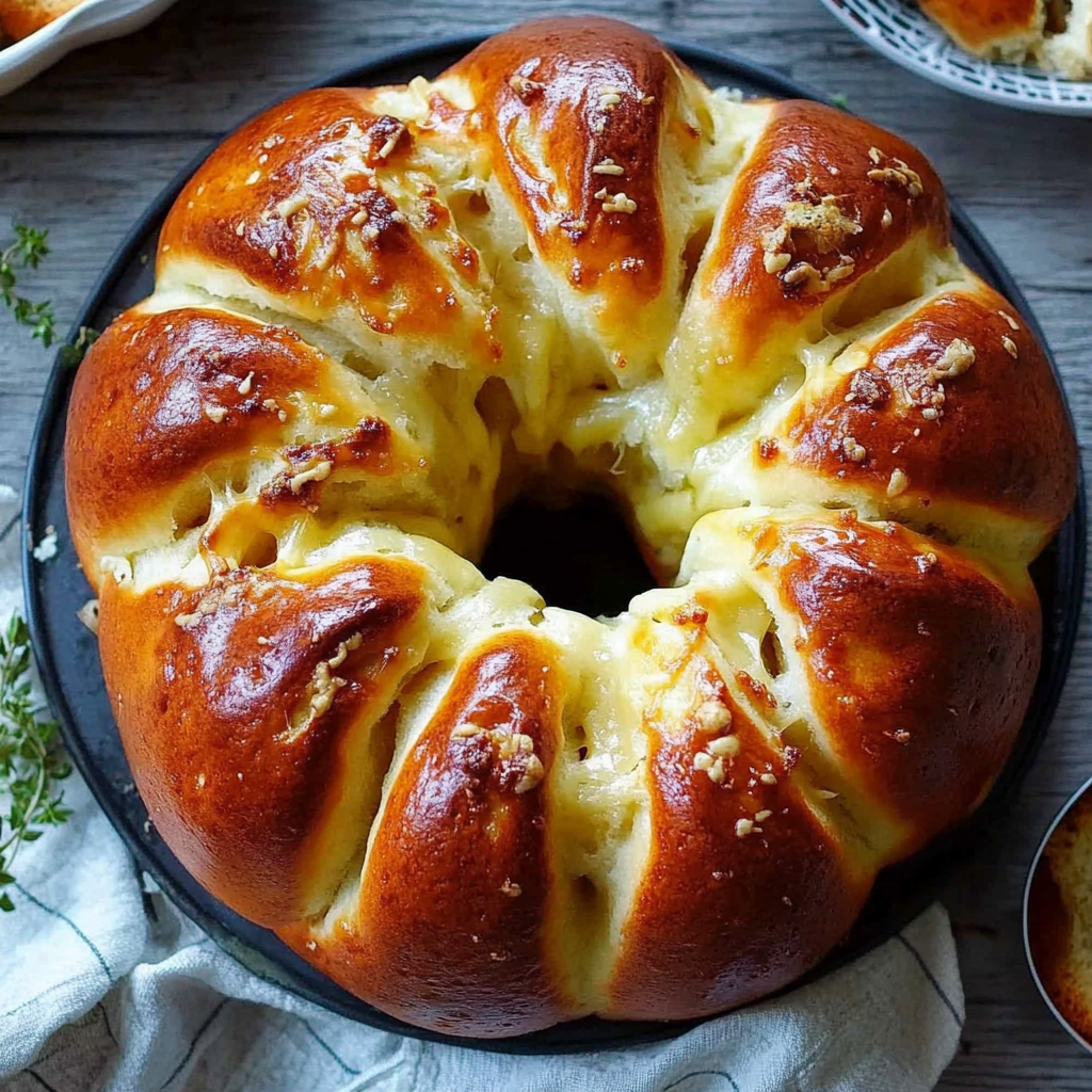 Cheesy Bundt Bread