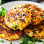 Cheesy Corn Fritters