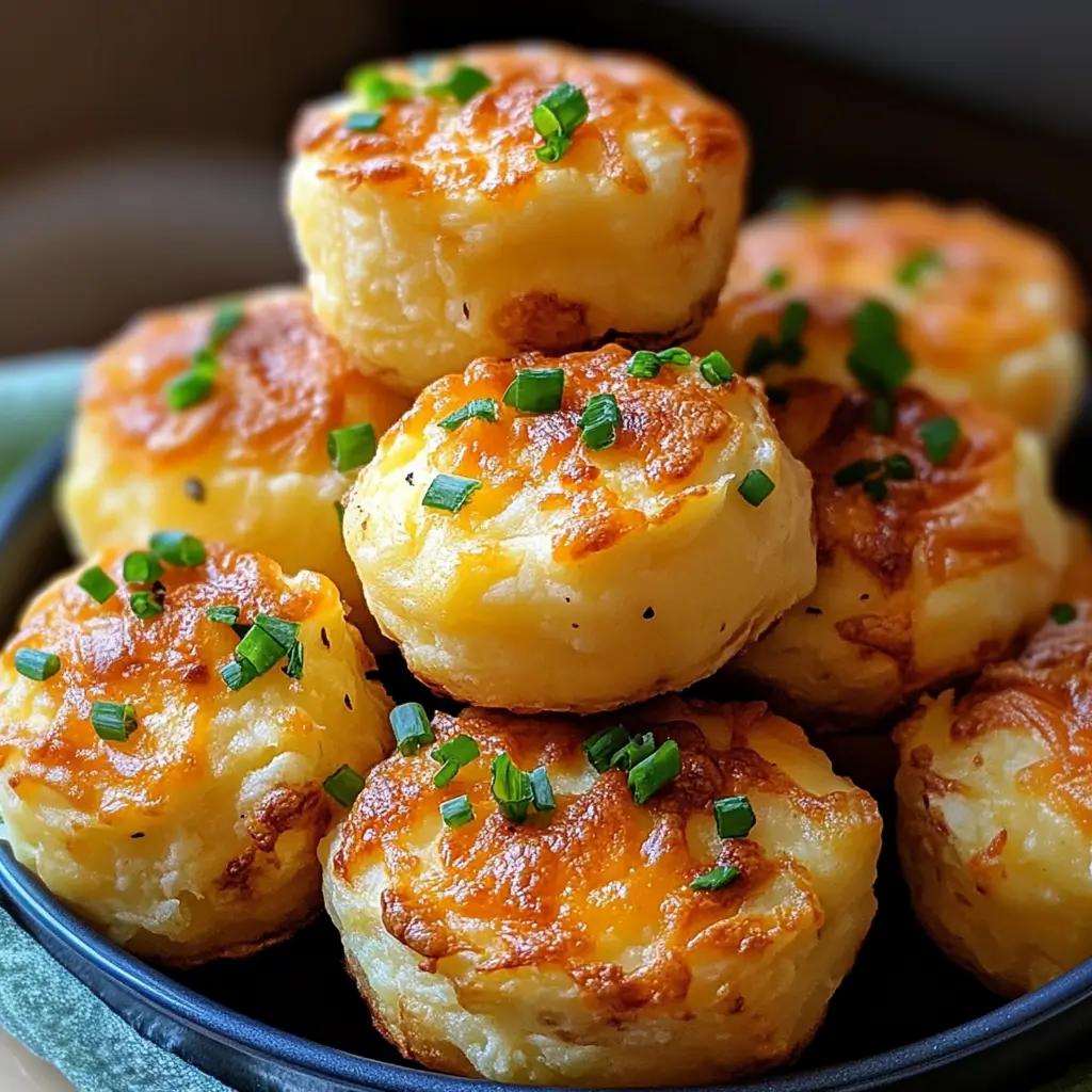 Cheesy Mashed Potato Puffs