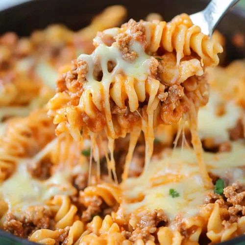 Cheesy Taco Pasta