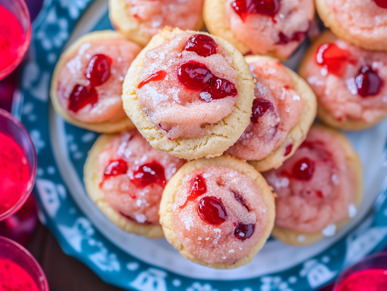 Cherry Almond Amish Sugar Cookies