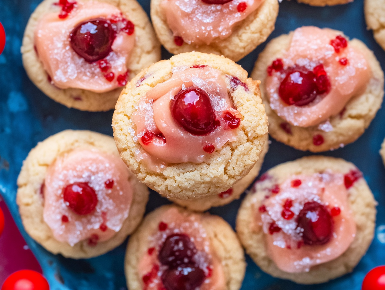 Cherry Almond Amish Sugar Cookies