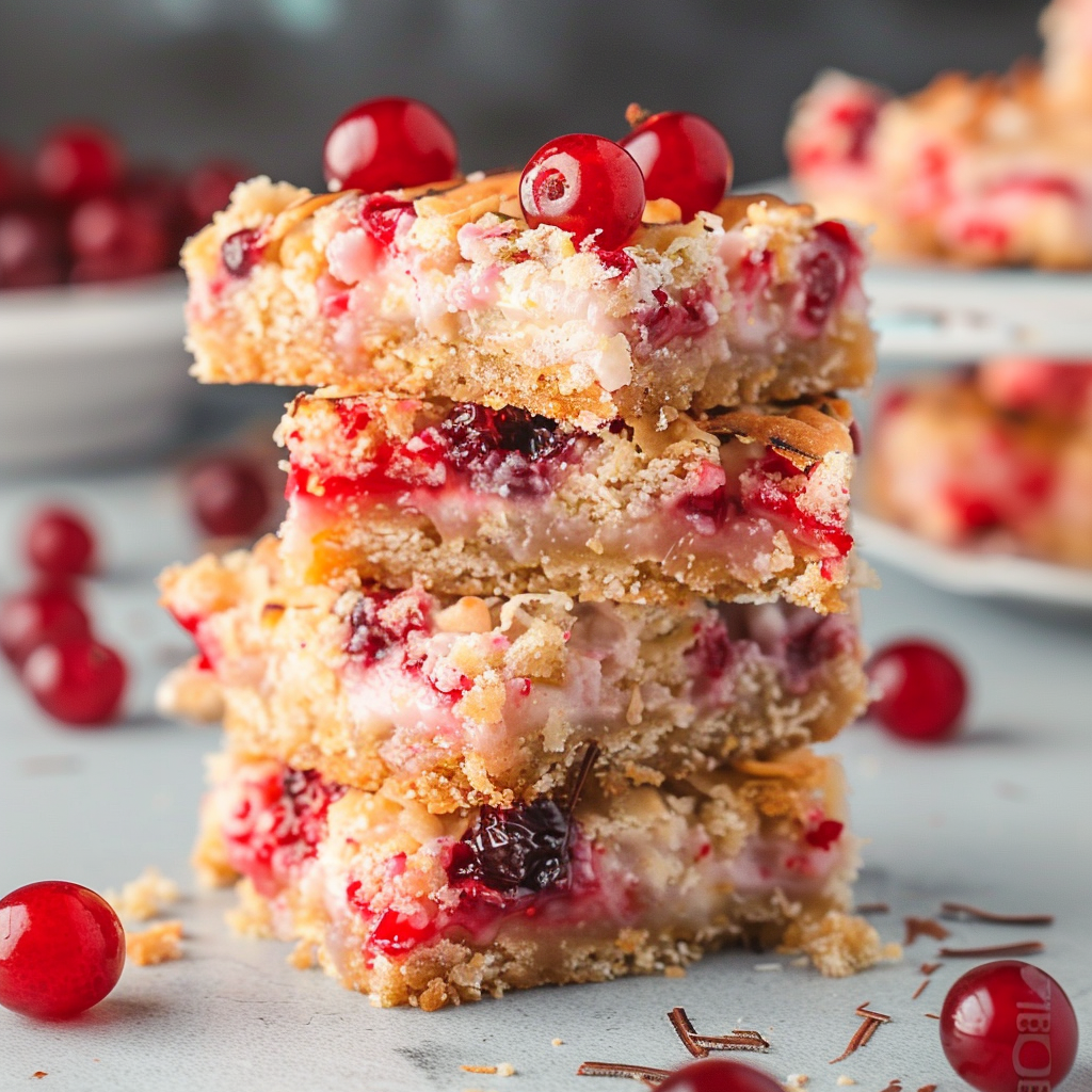 Cherry Coconut Magic Bars