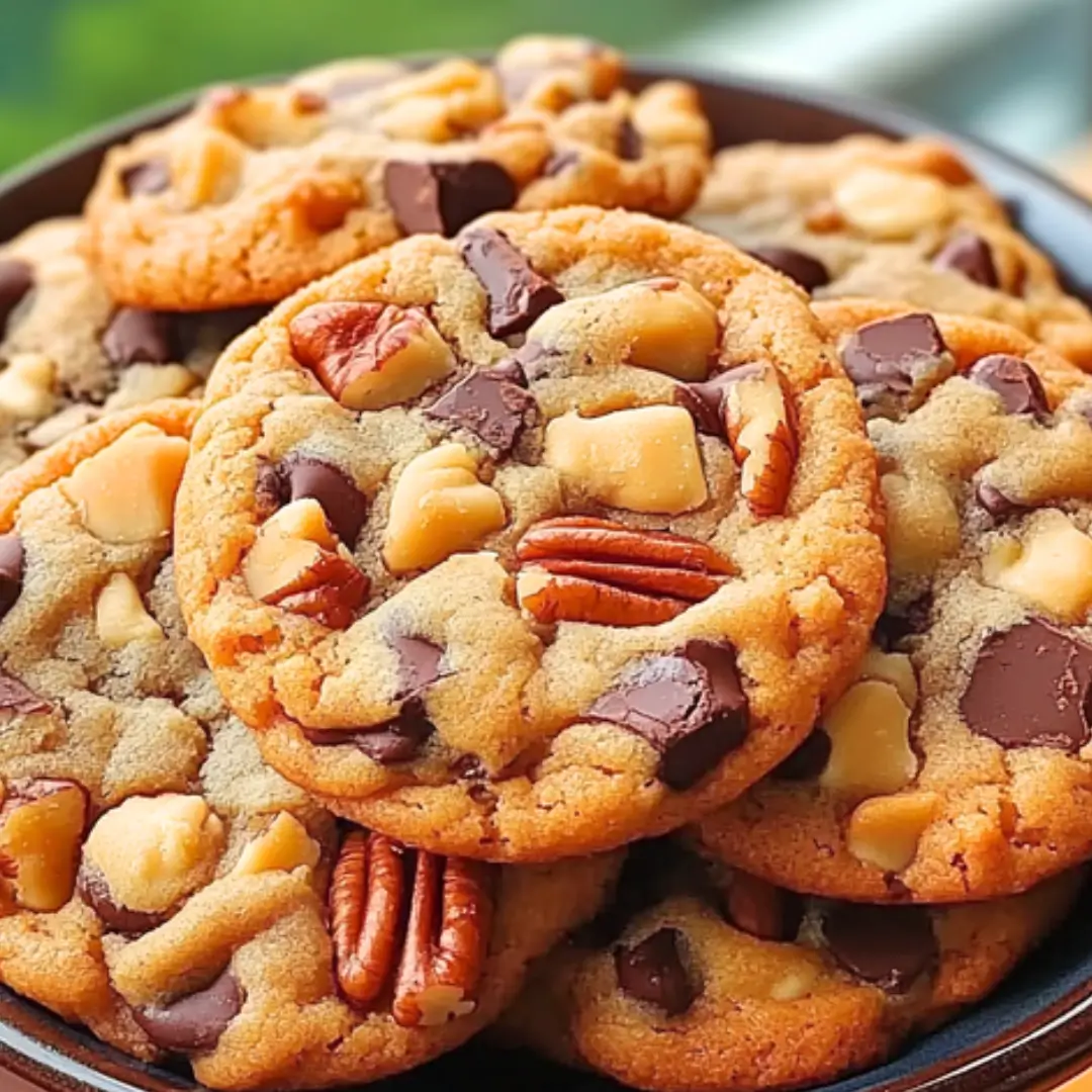 Chocolate Chunk Pecan Pudding Cookies