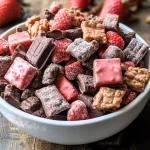 Chocolate Covered Strawberry Puppy Chow