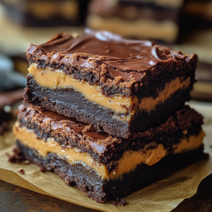 Chocolate Peanut Butter Brownie Bars