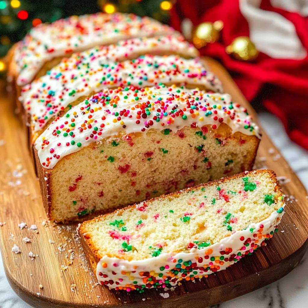 Christmas Funfetti Bread