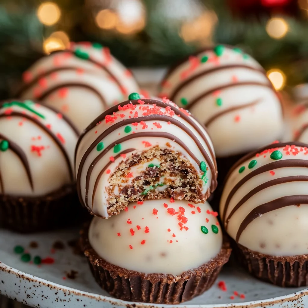 Christmas Tree Cake Truffles