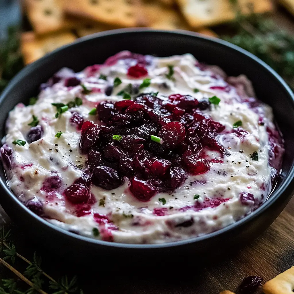 Cranberry Jalapeño Cream Cheese Dip