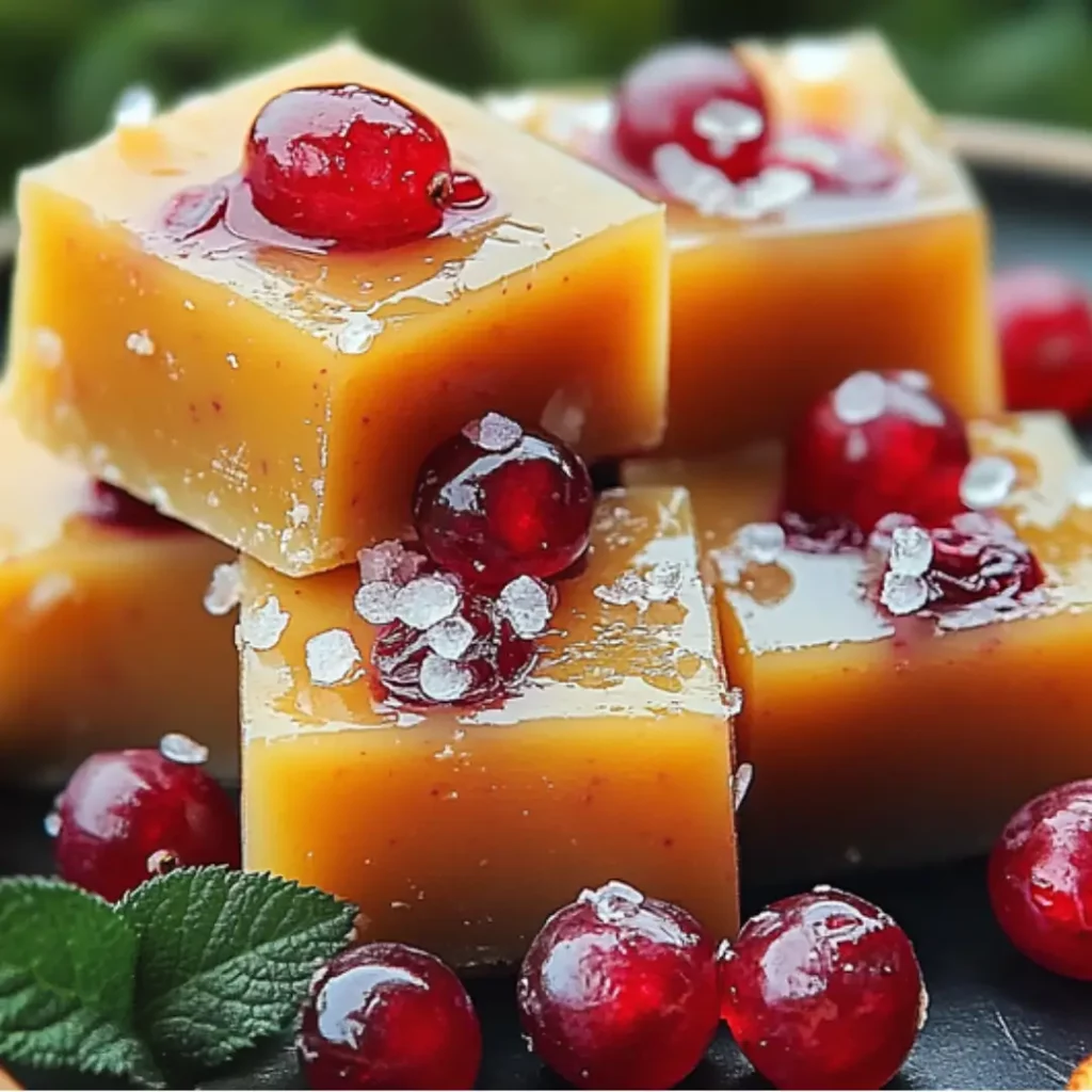 Cranberry Orange Honey Fudge