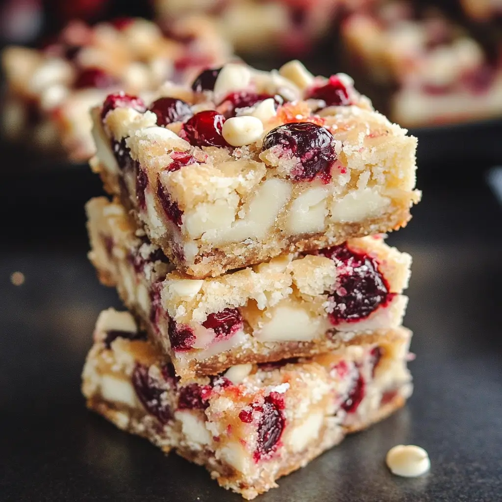 Cranberry White Chocolate Magic Bars