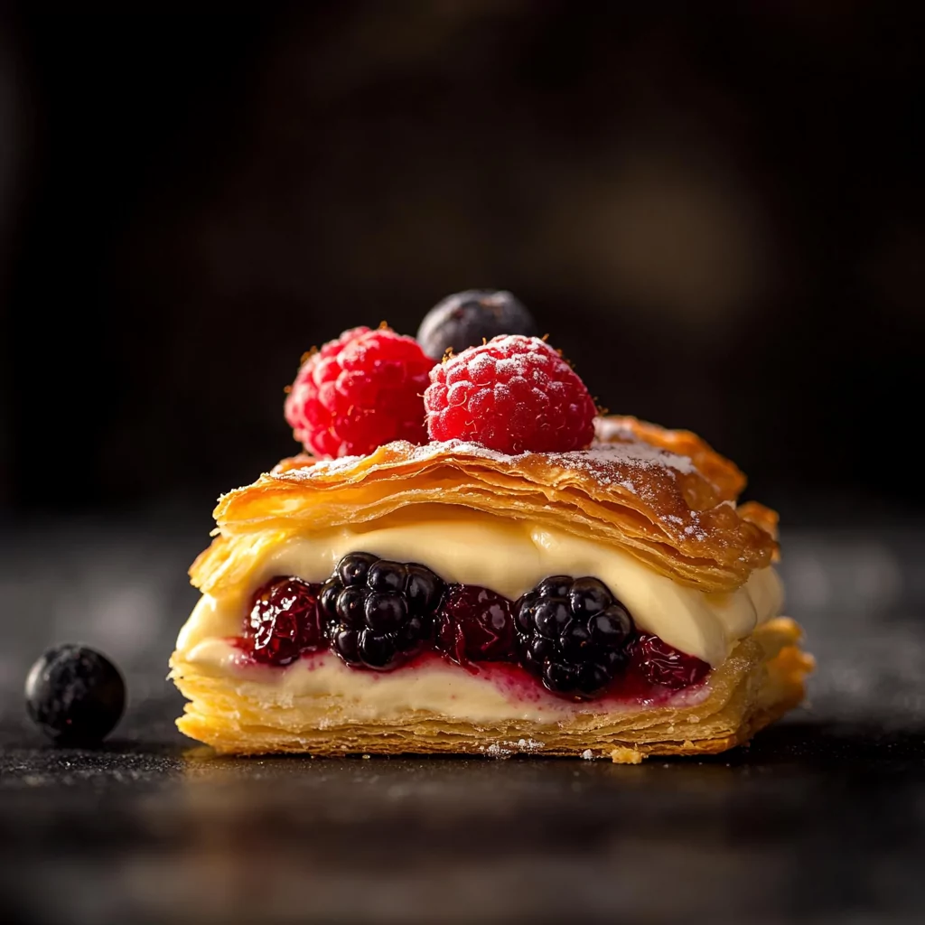 Cream and Berry-Filled Pastry Balls Recipe