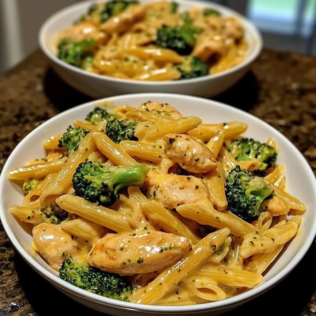 Creamy Broccoli and Chicken Penne