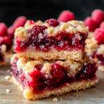 Five Ingredient Raspberry Bars