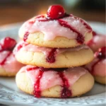 Frosted Amish Cherry Sugar Cookies