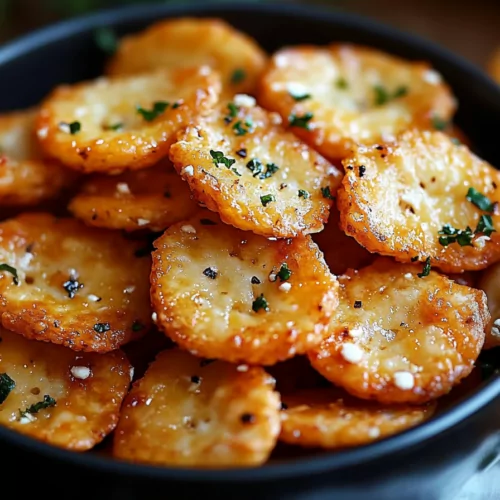 Garlic Bread Ritz Bits