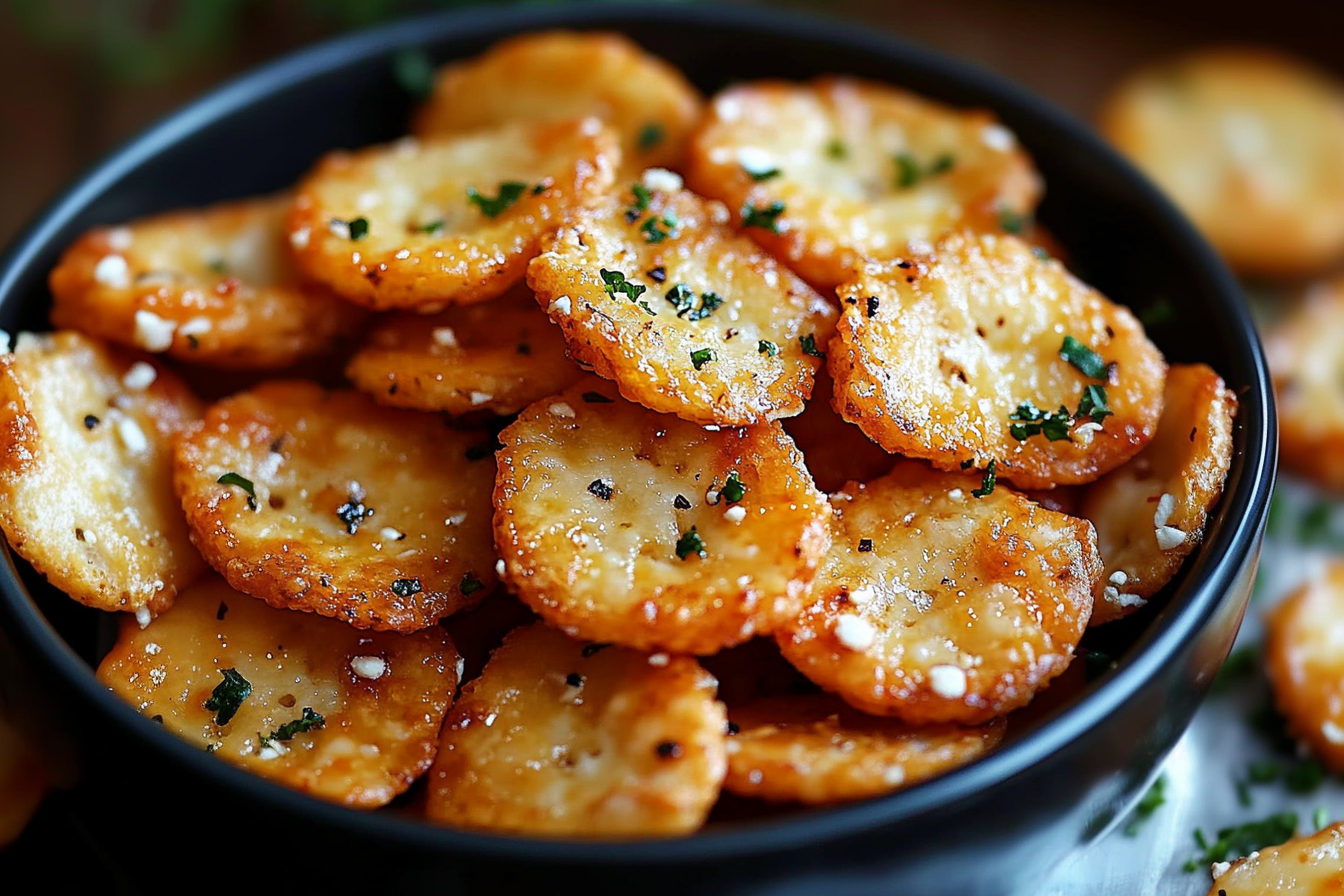 Garlic Bread Ritz Bits