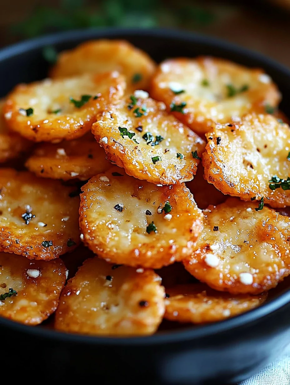 Garlic Bread Ritz Bits