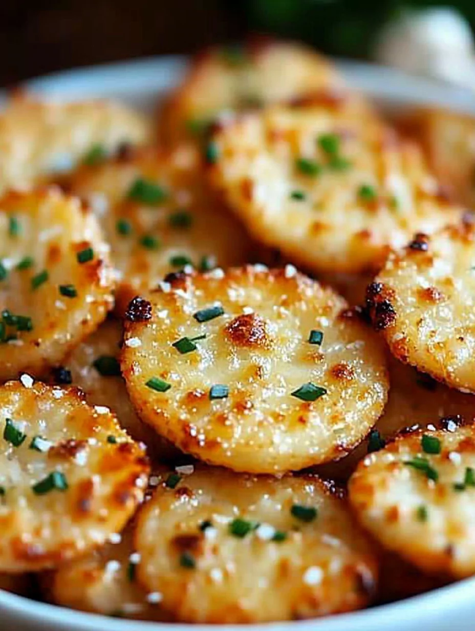 Garlic Bread Ritz Bits