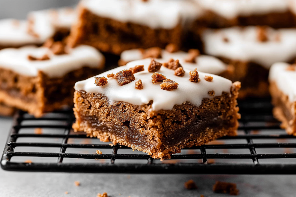 Gingerbread Cookie Bars