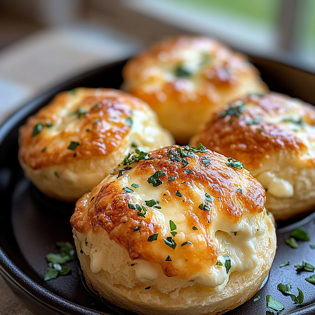 Gooey Mozzarella Biscuit Bombs