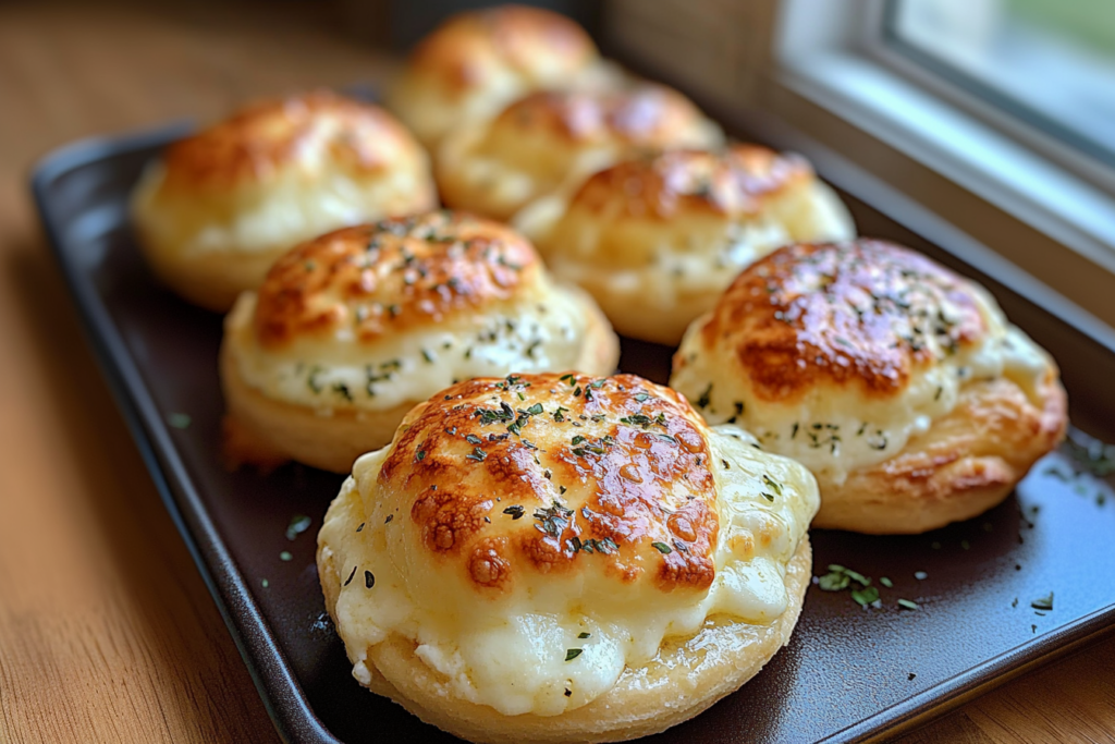 Gooey Mozzarella Biscuit Bombs