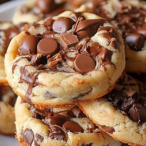 Gooey Reese’s Cheesecake Cookies