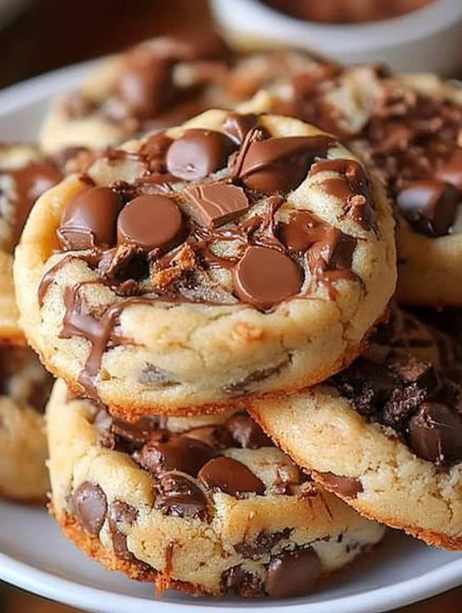 Gooey Reese’s Cheesecake Cookies