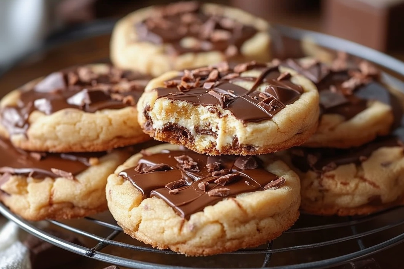 Gooey Reese's Cheesecake Cookies